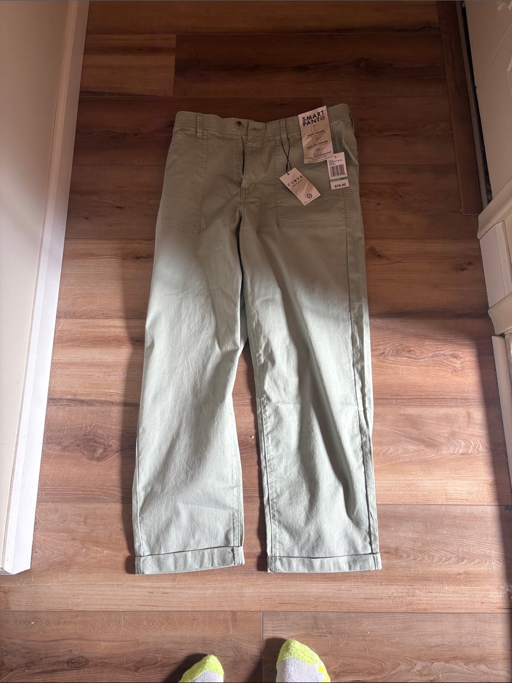 Women's Light Sage Chinos - Smart Pants Co.